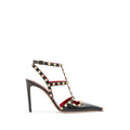 Black Studded Rockstud Pumps 1