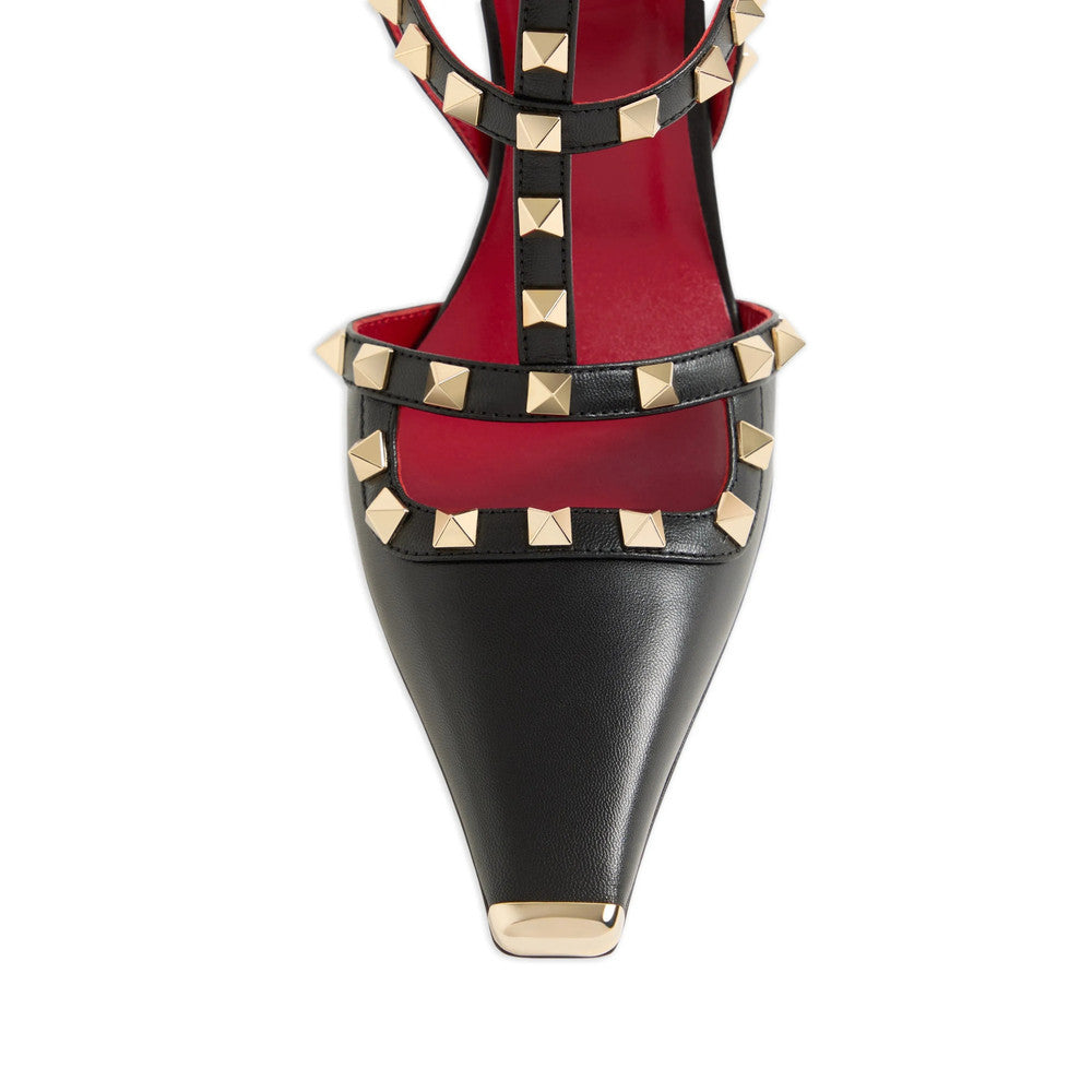 Black Studded Rockstud Pumps 3