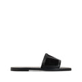 Black Logo Superstar Sandals 1