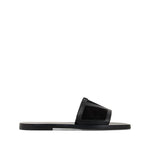 Black Logo Superstar Sandals 1