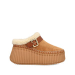 Brown Nama Wedge Mules 1