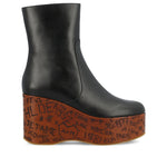 Black Maxime Leather Boots 1