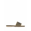 Black Logo Sandals 1