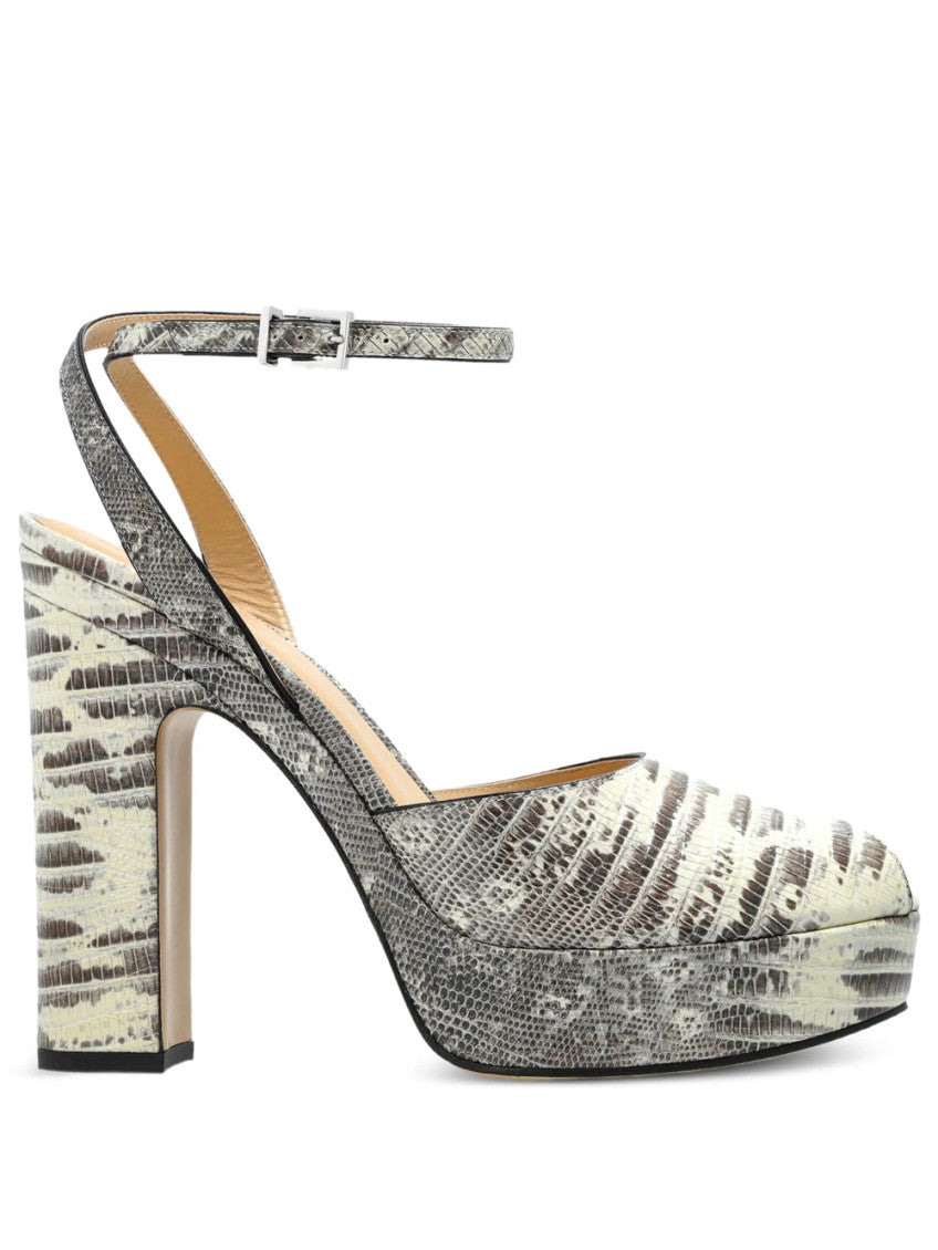 Grey After-9 Platform Heels 1