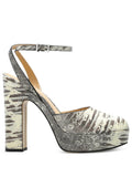 Grey After-9 Platform Heels 1