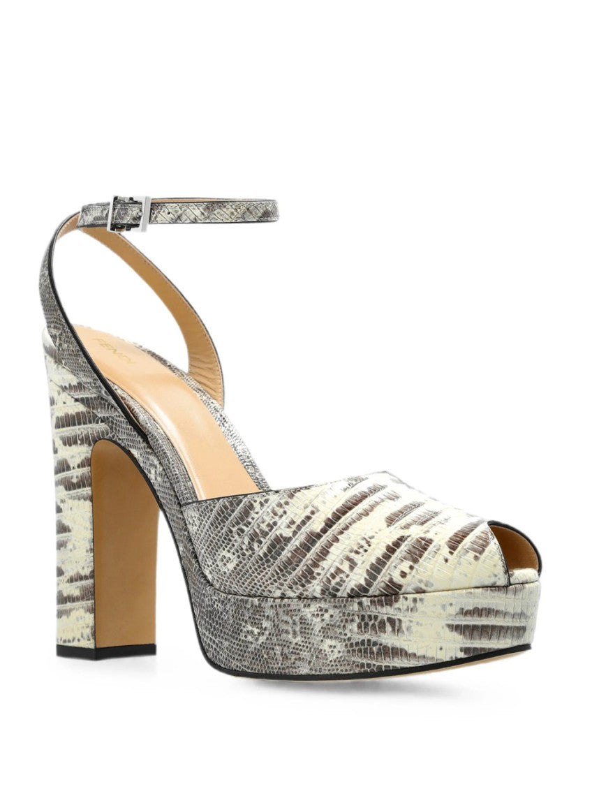 Grey After-9 Platform Heels 2