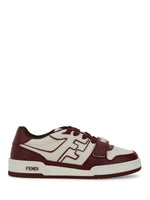 Maroon Logo Match Sneakers 1