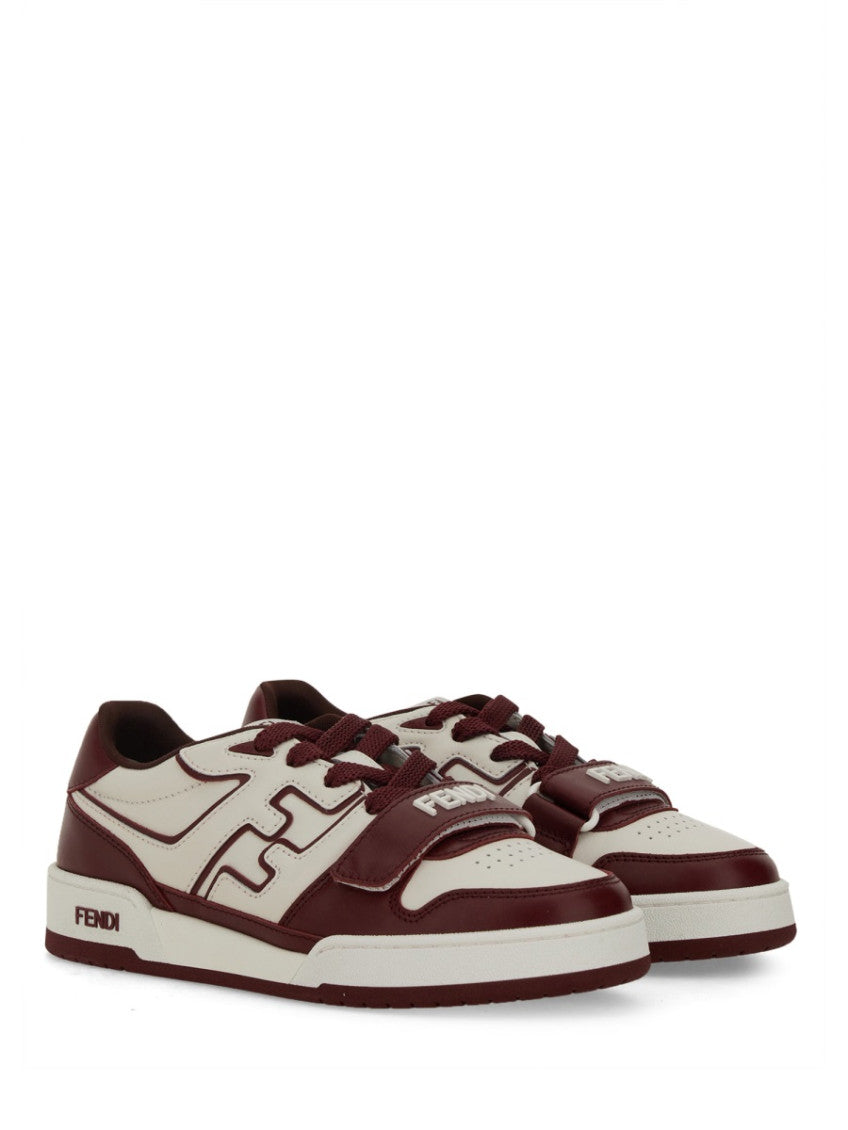 Maroon Logo Match Sneakers 2