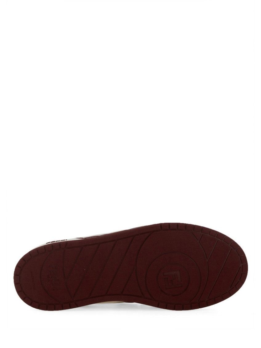 Maroon Logo Match Sneakers 5