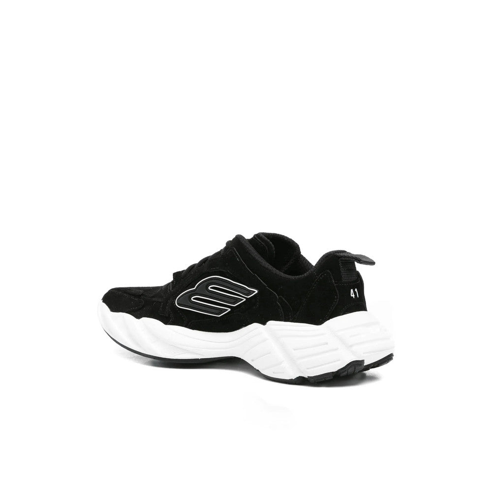 Black Logo B-Runner Sneakers 4