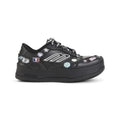 Black Hamptons Platform Sneakers 1