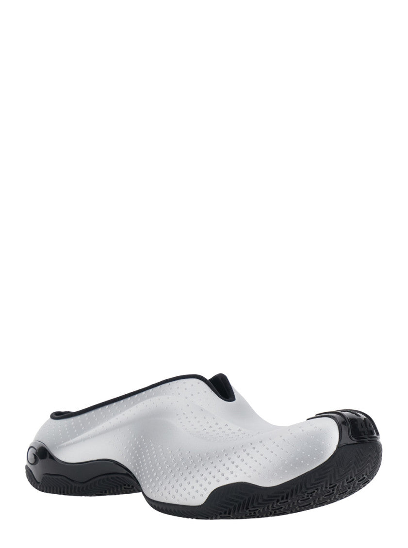 Grey Slip-on Mules 2