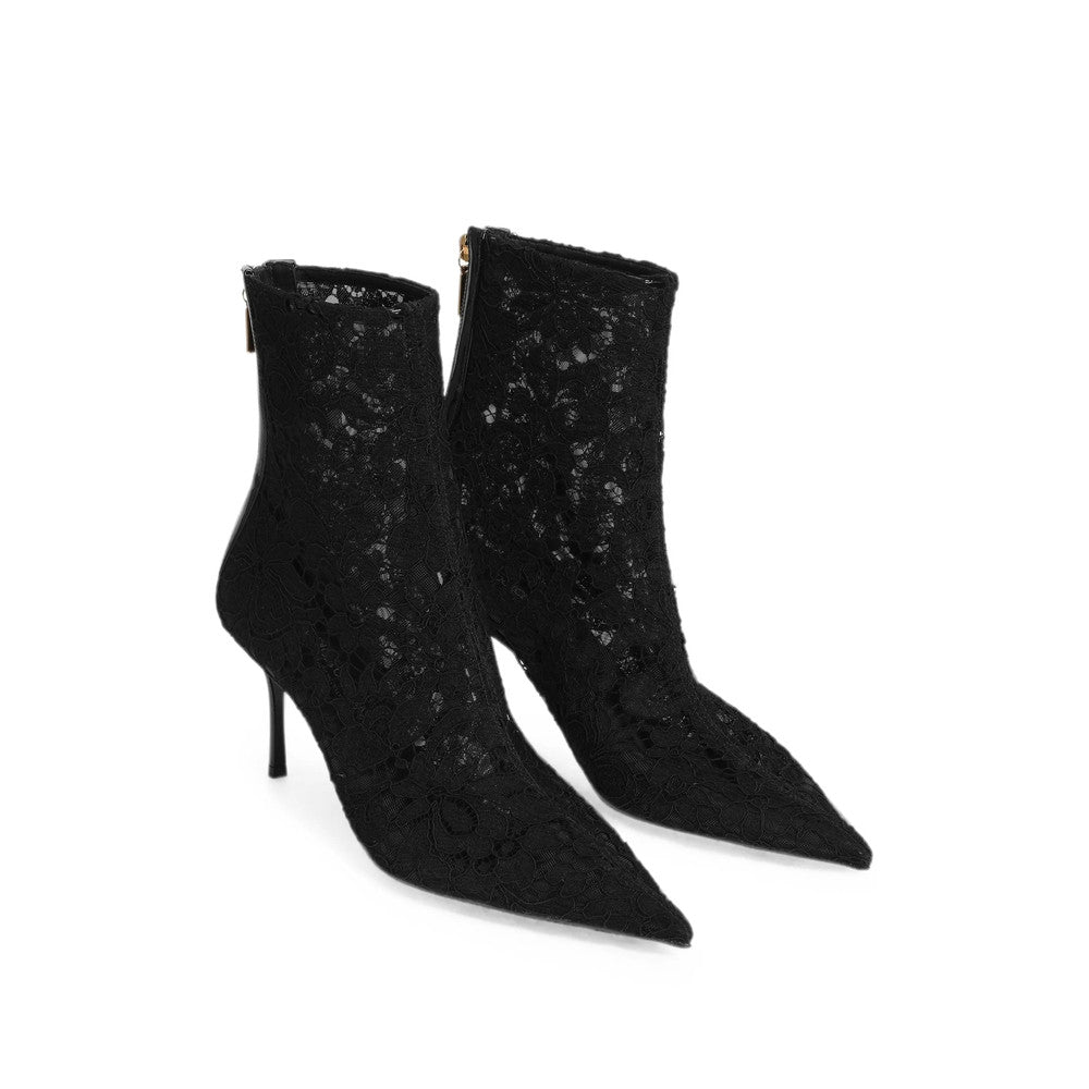 Black Lace Cardinal Boot 2