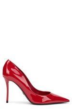 Red Leather High Heels 1