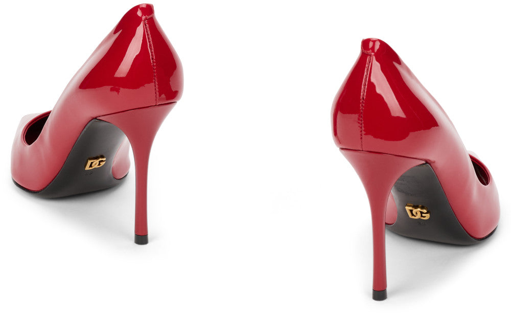 Red Leather High Heels 3