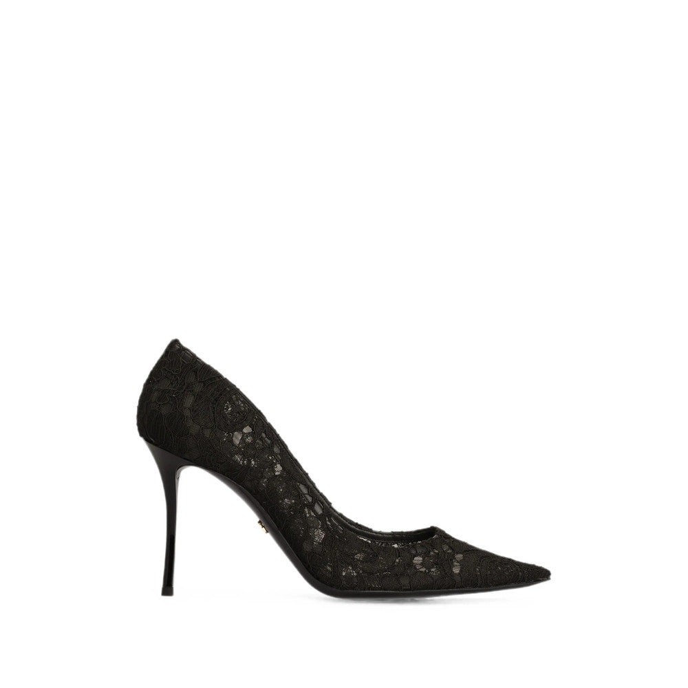 Black Lace Pumps 1
