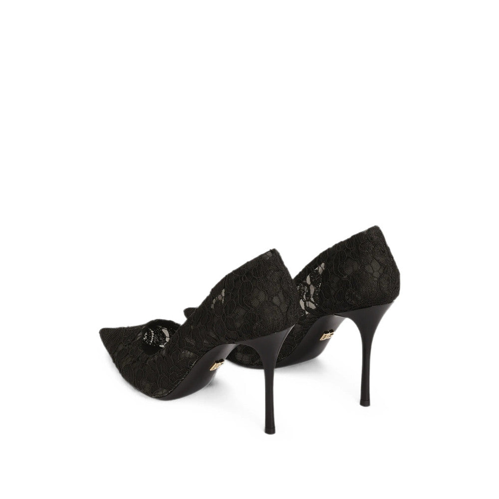 Black Lace Pumps 2