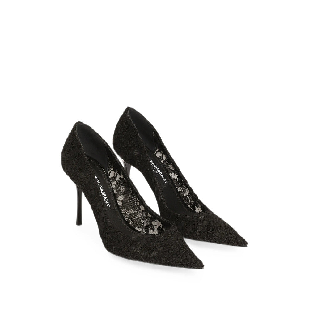 Black Lace Pumps 3