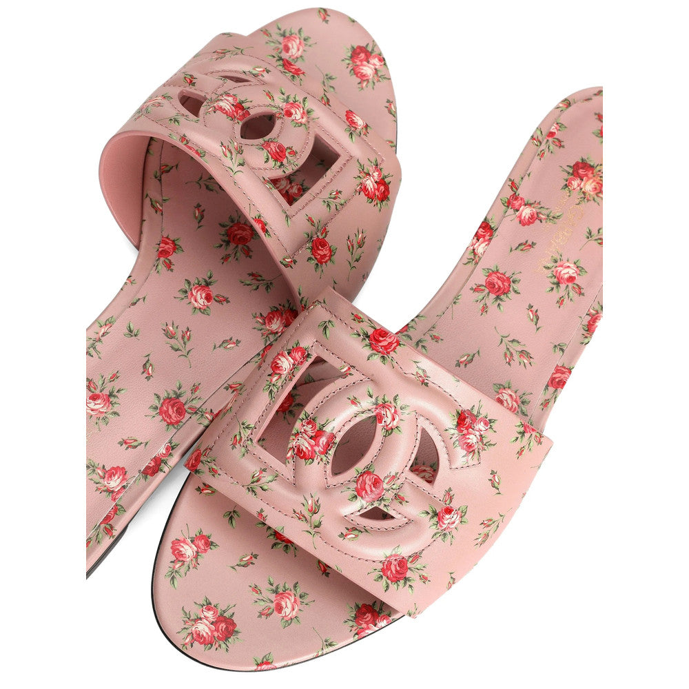 Pink Floral Sandals 4