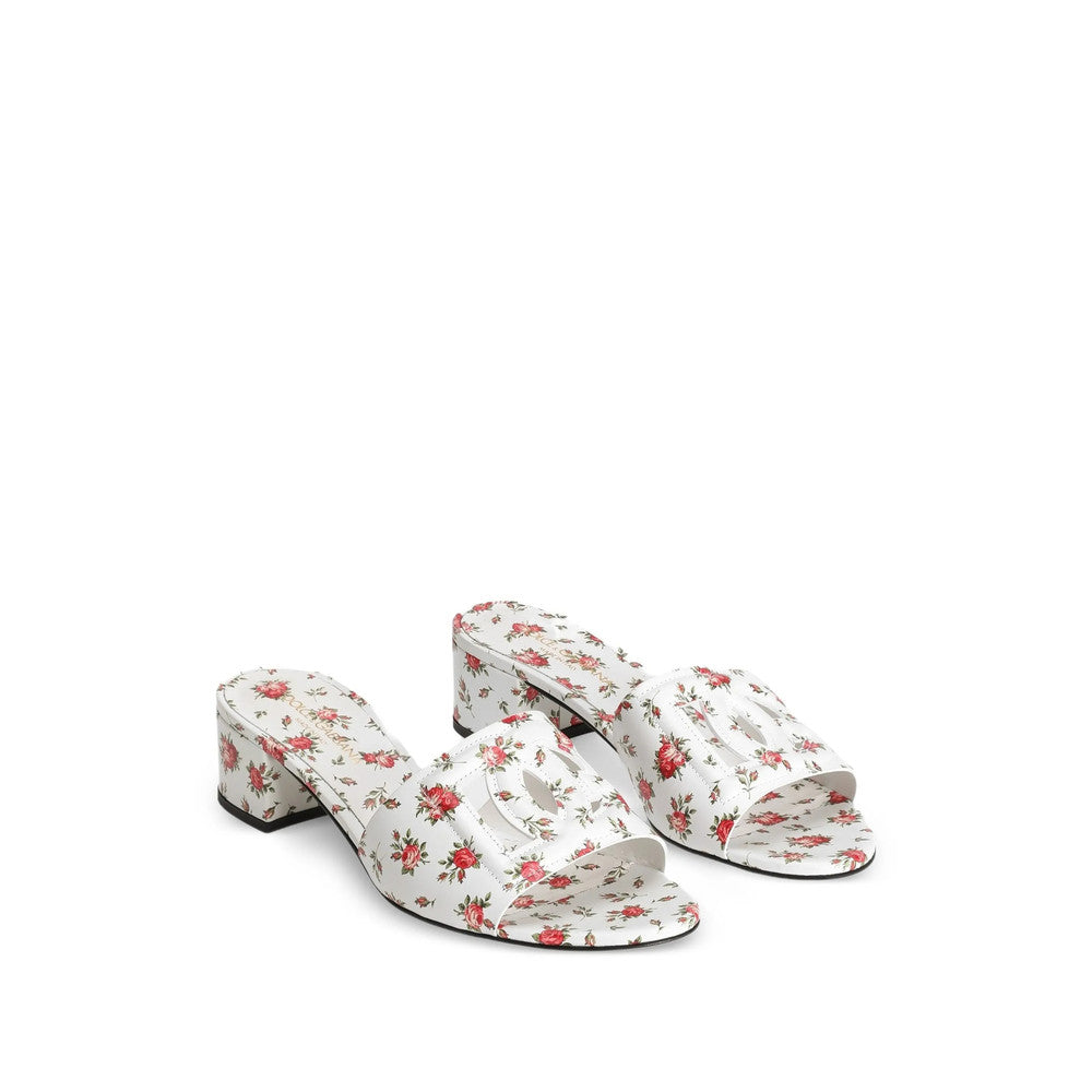 White Floral Heels 2