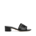 Black Logo Bianca Heels 1