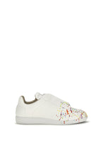 White Printed Replica Sneakers 1