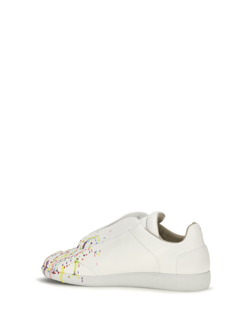 White Printed Replica Sneakers 3