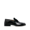 Black Tabi Leather Loafers 1
