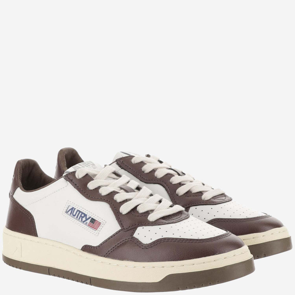 Brown Medalist Low Top Sneakers 3