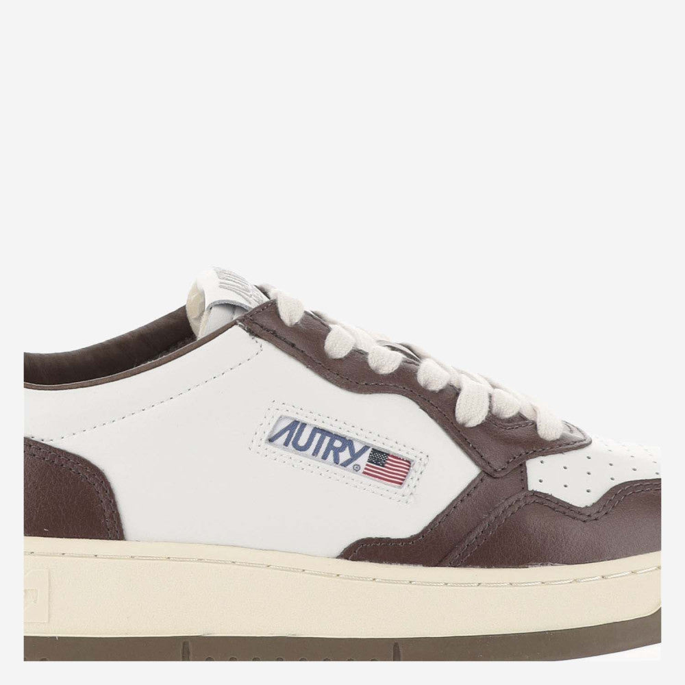 Brown Medalist Low Top Sneakers 5