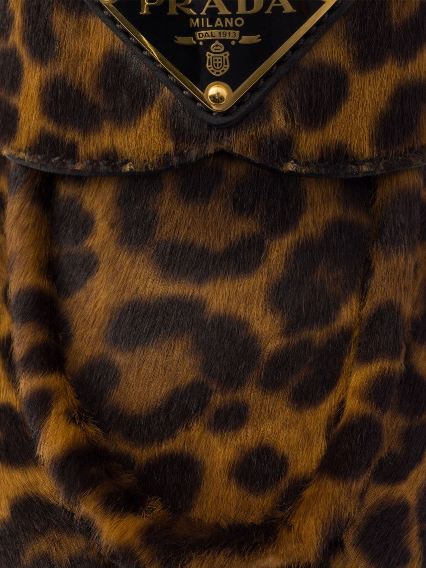 Leopard Print Logo Loafers 6