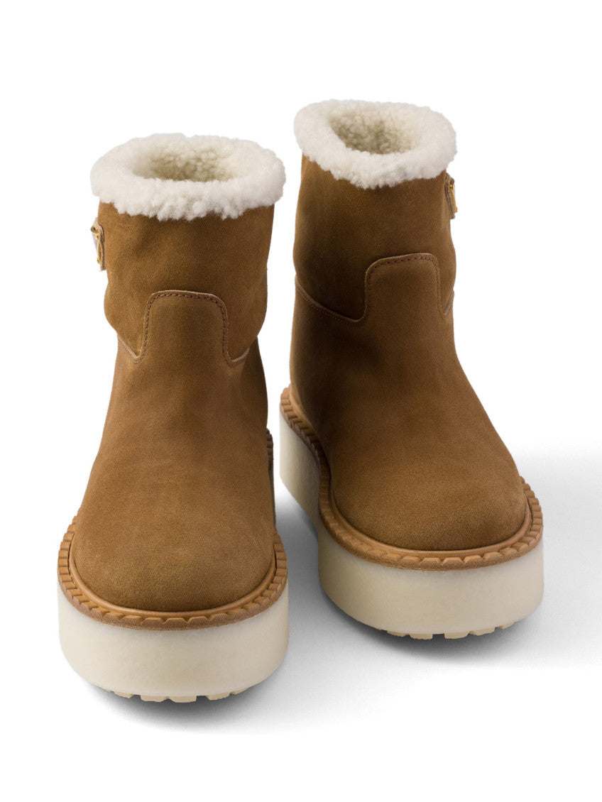 Brown Suede Boots 5