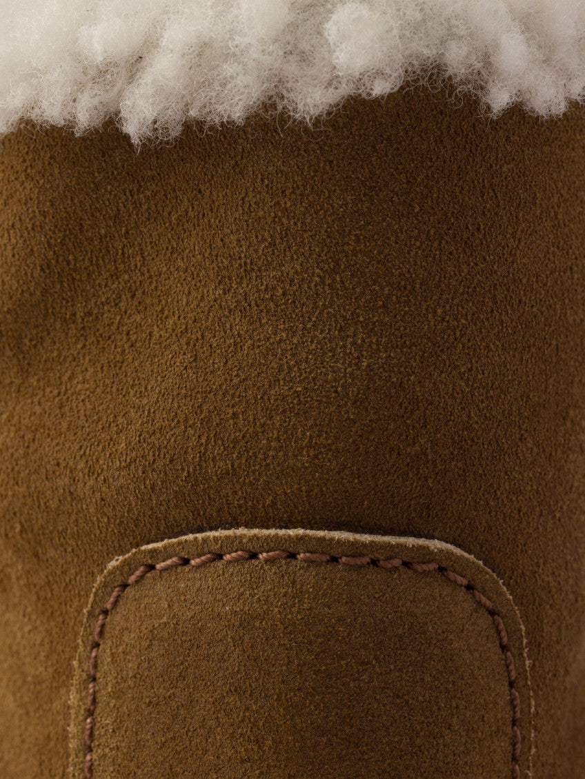 Brown Suede Boots 6