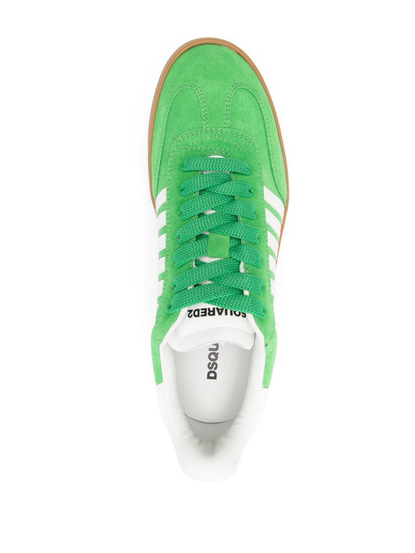 Green Low Top Sneakers 4