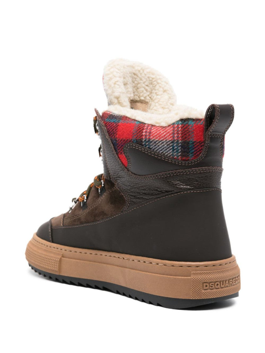 Multi color Lace-Up Boots 3