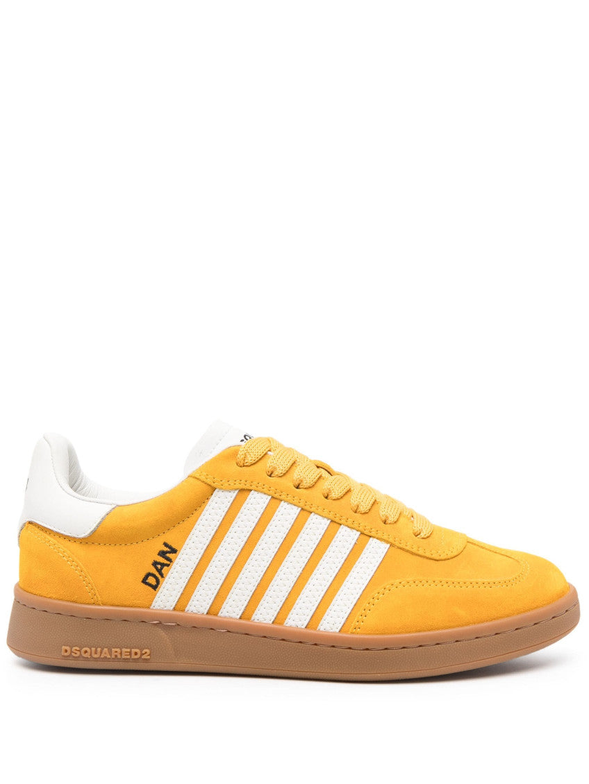 Yellow Boxer Leather Sneakers 1