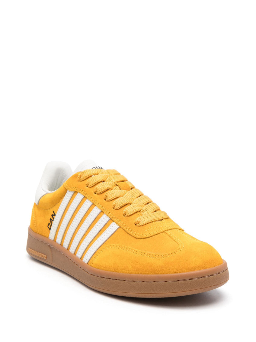 Yellow Boxer Leather Sneakers 2