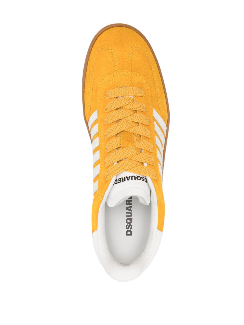 Yellow Boxer Leather Sneakers 4