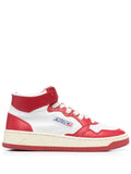Red Color-Block Medalist Sneakers 1