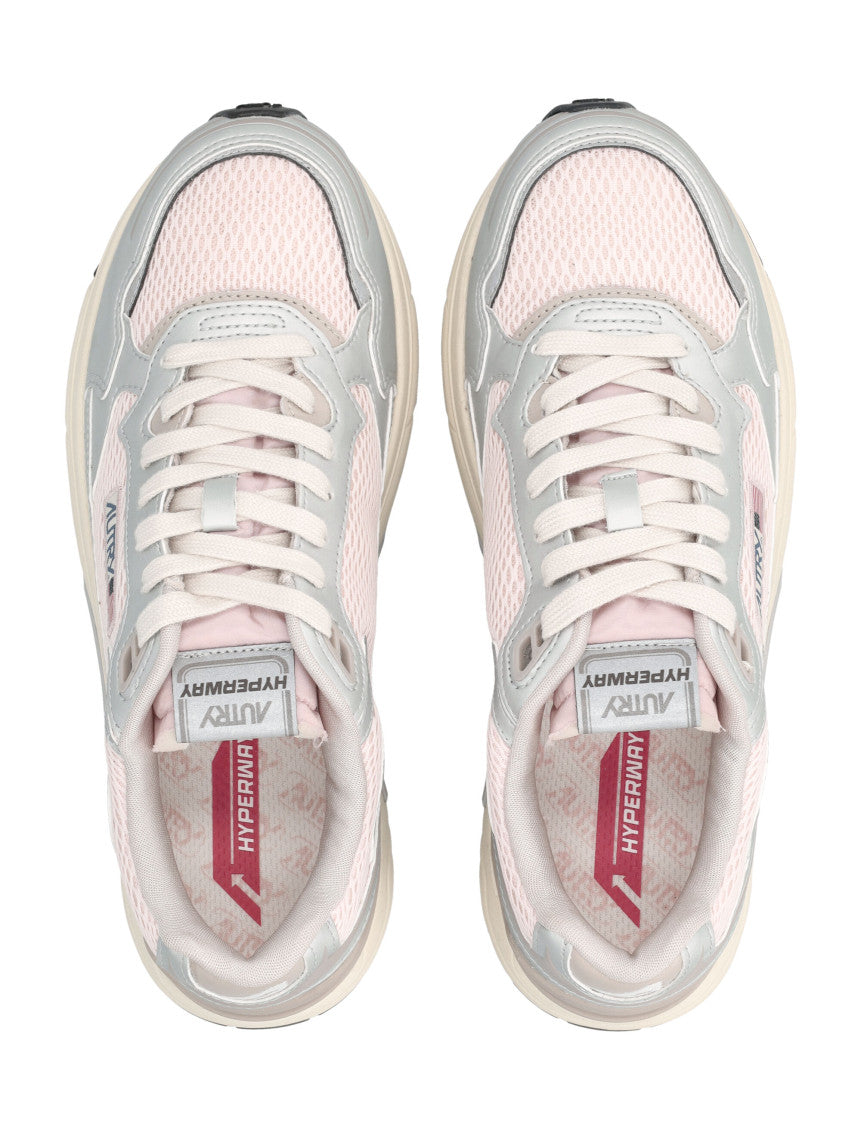 Silver Color Block Sneakers 4