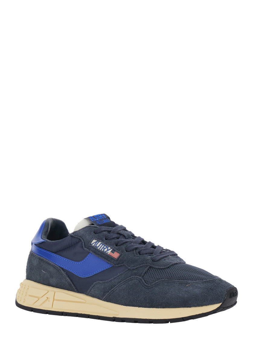 Blue Reelwind Logo Sneakers 1