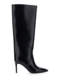 Black Leather Arsen Boots 1
