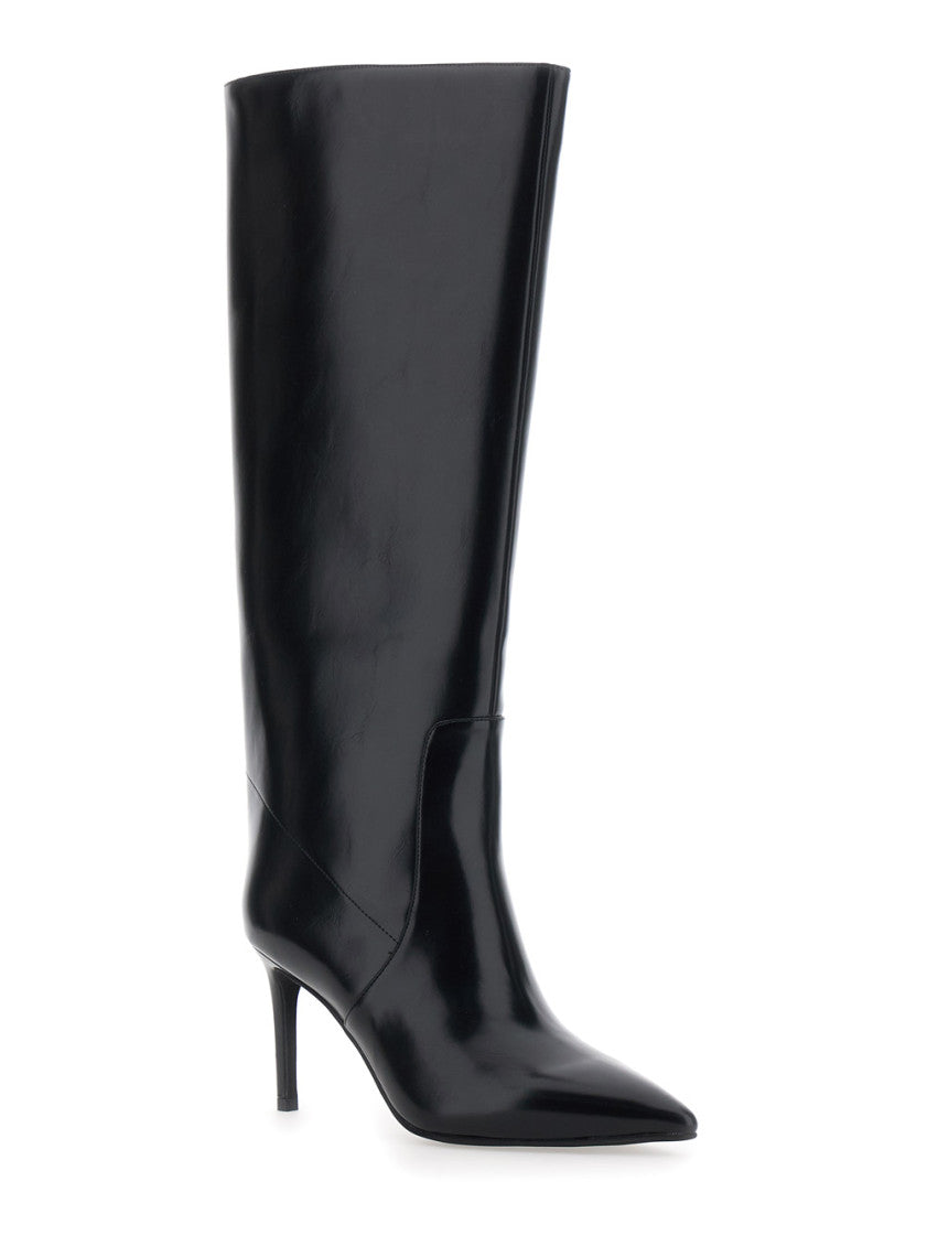 Black Leather Arsen Boots 2