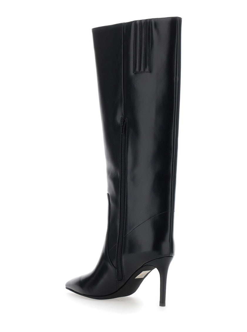 Black Leather Arsen Boots 3