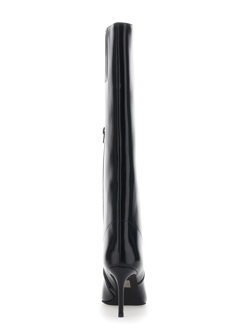 Black Leather Arsen Boots 4