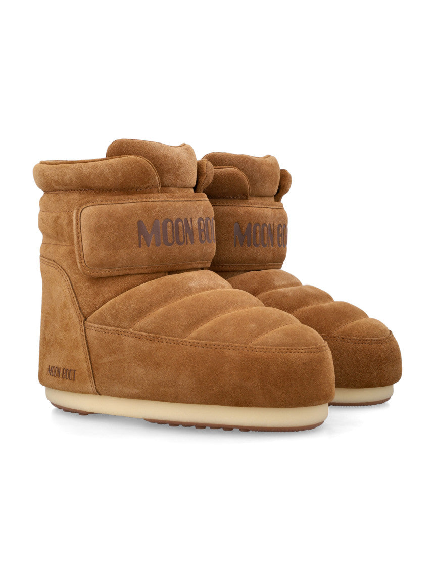 Brown Icon Strap Suede Boot 2