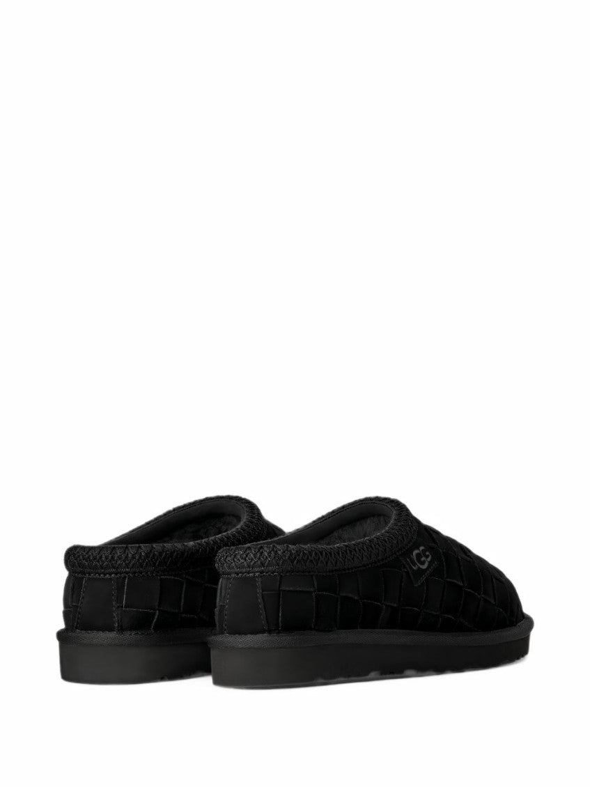 Black Woven Sandals 3