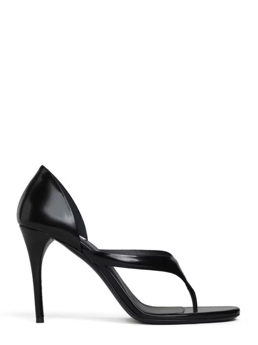 Black Leather Heels 1