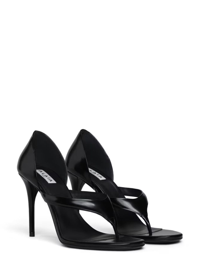 Black Leather Heels 2