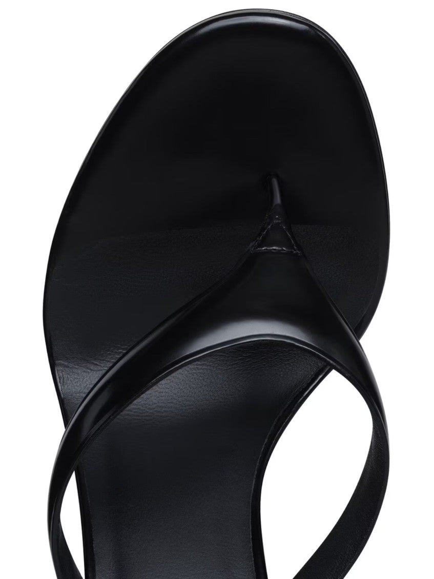 Black Leather Heels 4